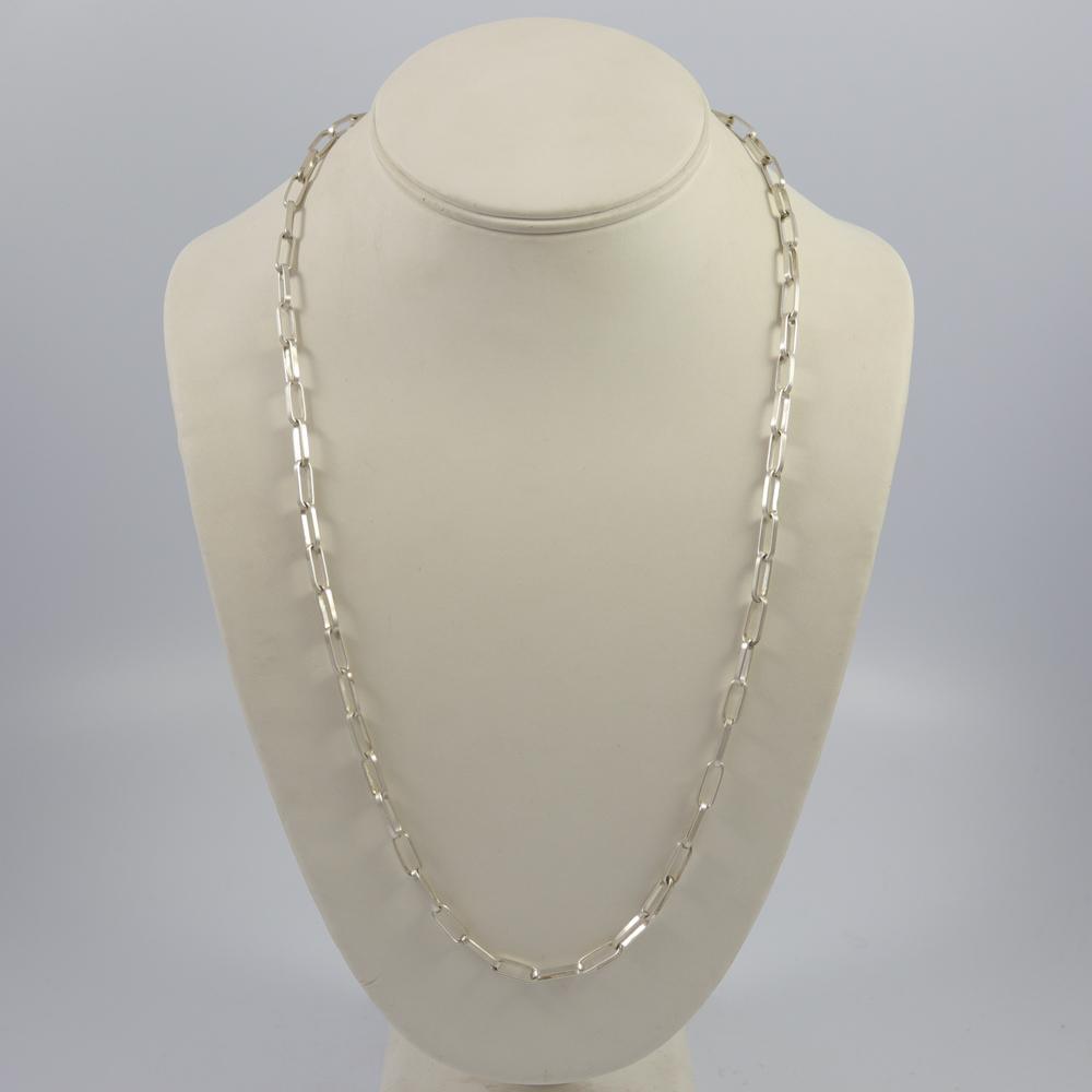 Hopi Chain Necklace (16ga., 24") by Loren Kootswatewa - Garland's