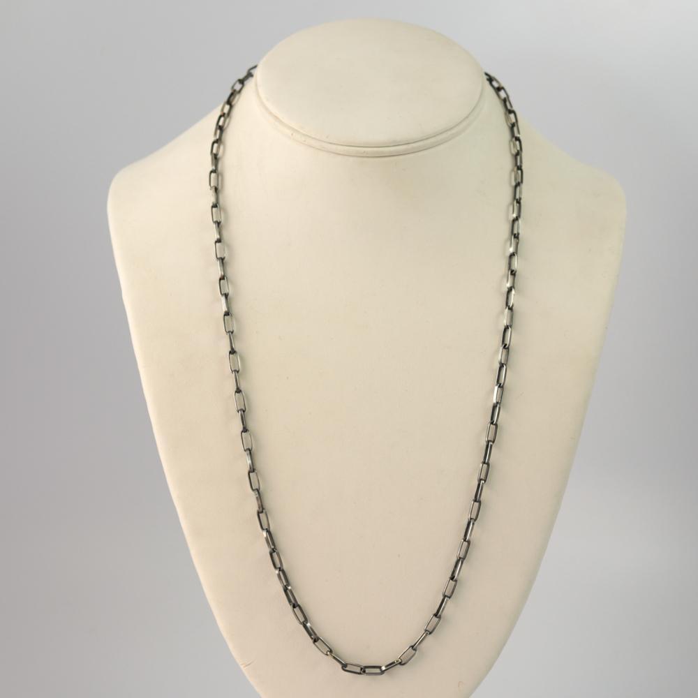 Hopi Chain Necklace (18ga., 22") by Loren Kootswatewa - Garland's