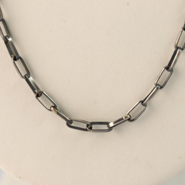 Hopi Chain Necklace (18ga., 22") by Loren Kootswatewa - Garland's