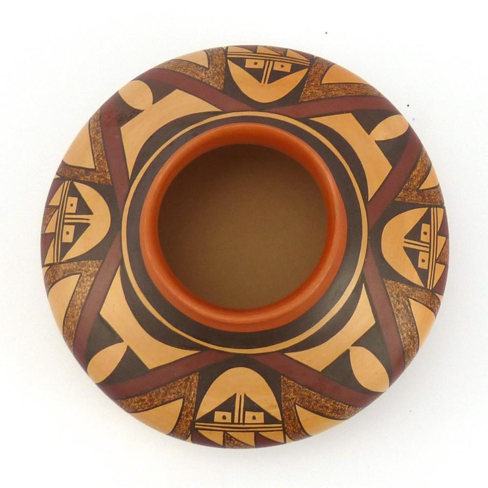 Hopi Eagle Feather Jar by Charles Navasie - Garland's