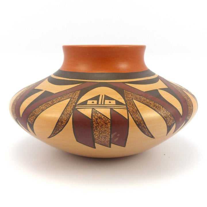 Hopi Eagle Feather Jar by Charles Navasie - Garland's