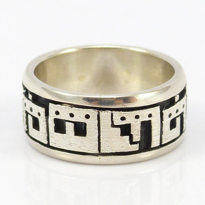 Hopi Overlay Ring by Bennett Kagenveama - Garland's