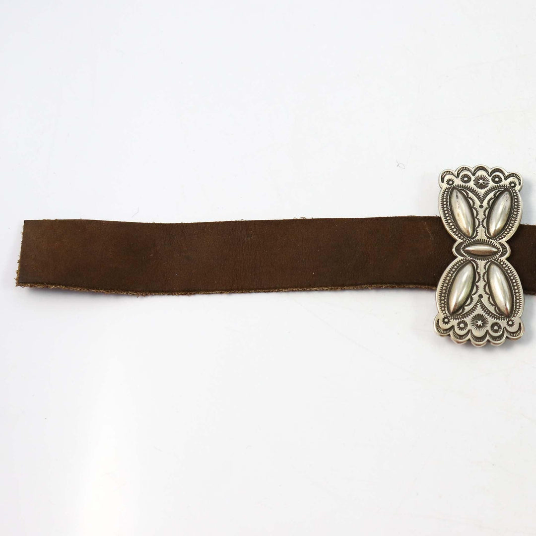 Ingot Silver Concha Belt by Perry Shorty - Garland's