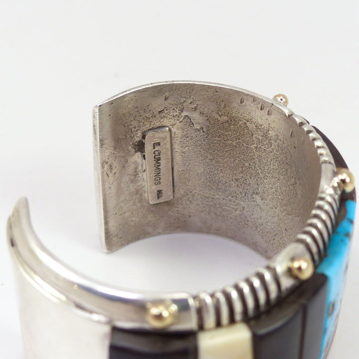 Inlay Morenci Turquoise Cuff by Edison Cummings - Garland's