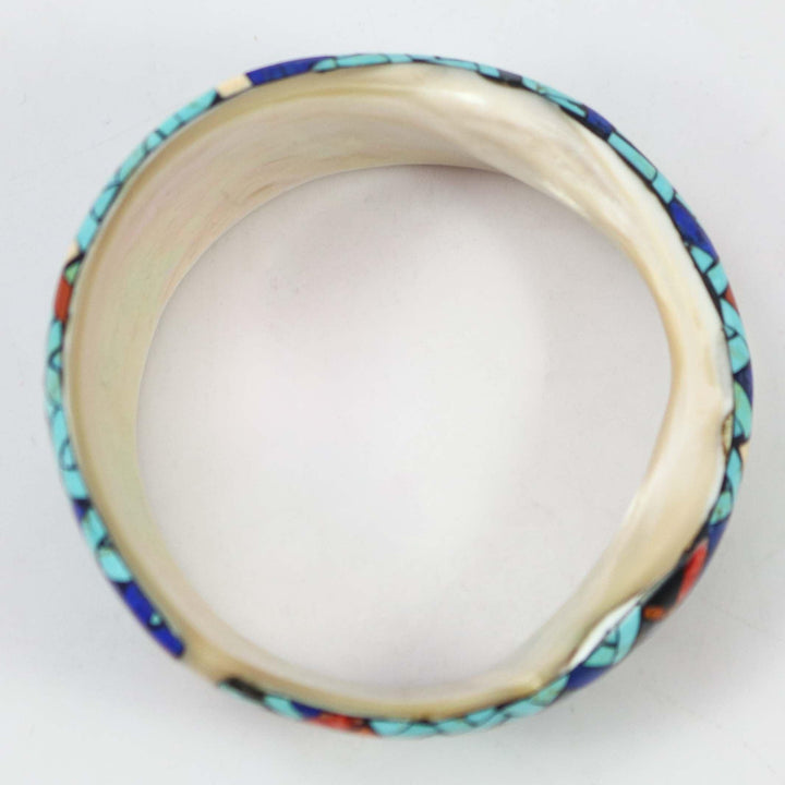 Inlay Shell Bangle by Charlene Reano - Garland's
