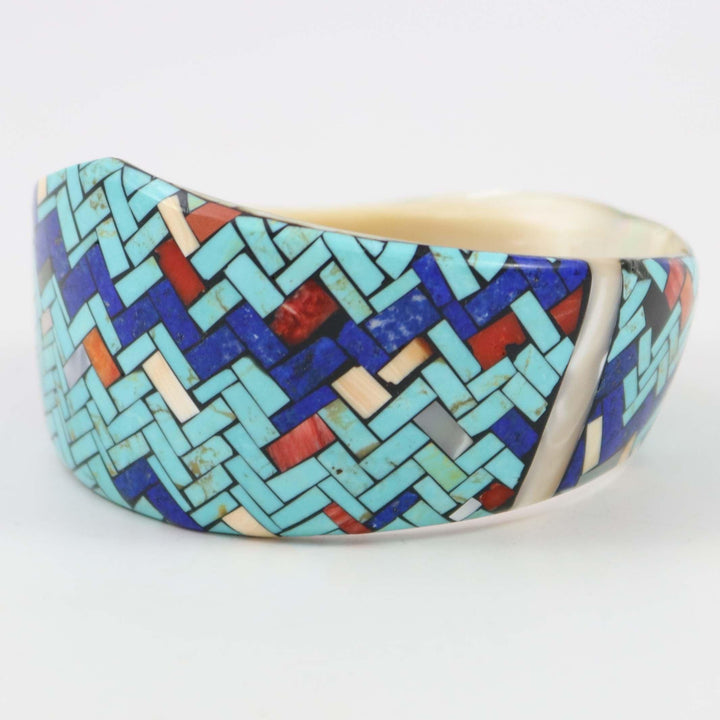 Inlay Shell Bangle by Charlene Reano - Garland's
