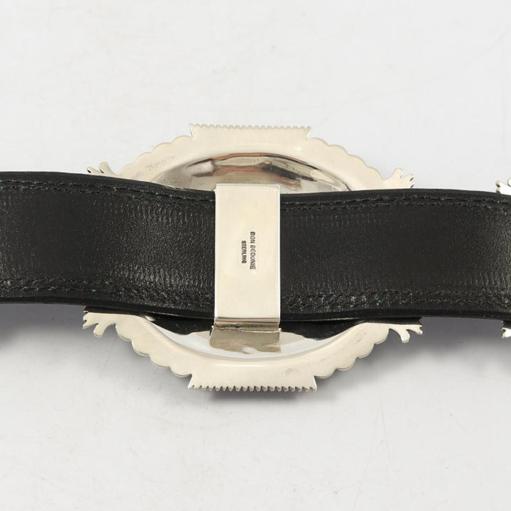 Morenci Turquoise Concha Belt by Ron Bedonie - Garland's