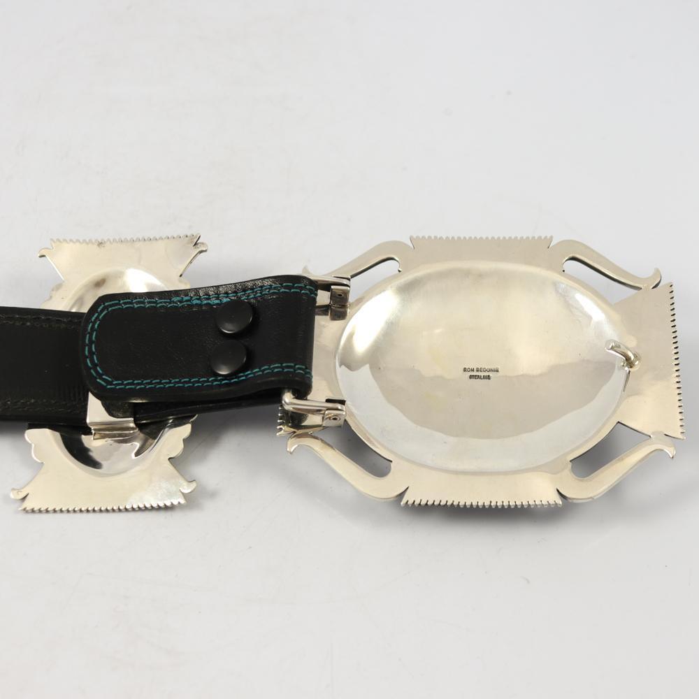 Morenci Turquoise Concha Belt by Ron Bedonie - Garland's