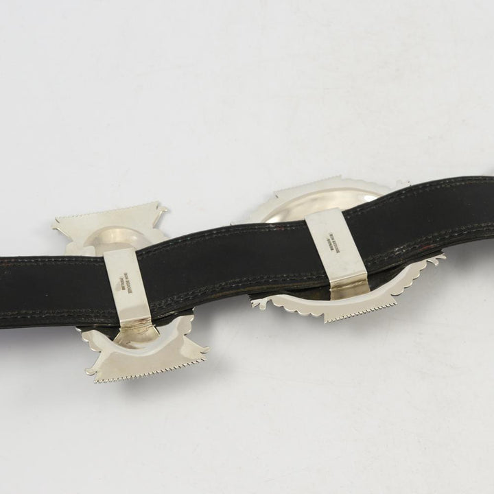 Morenci Turquoise Concha Belt by Ron Bedonie - Garland's