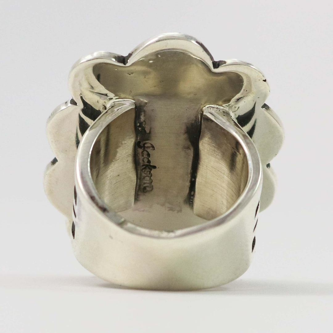 Morenci Turquoise Ring by Tommy Jackson - Garland's