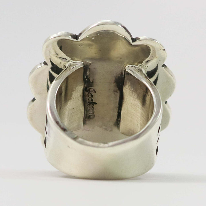 Morenci Turquoise Ring by Tommy Jackson - Garland's