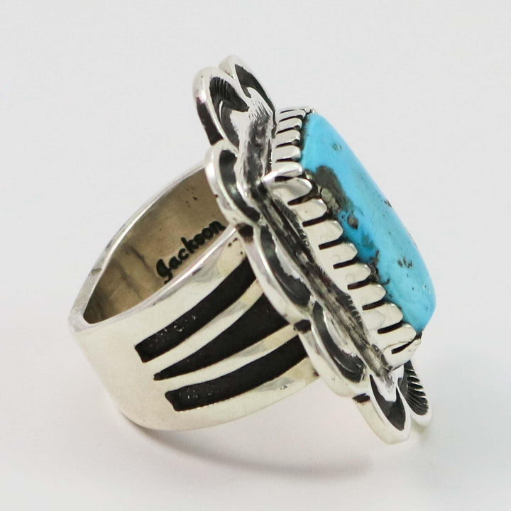Morenci Turquoise Ring by Tommy Jackson - Garland's