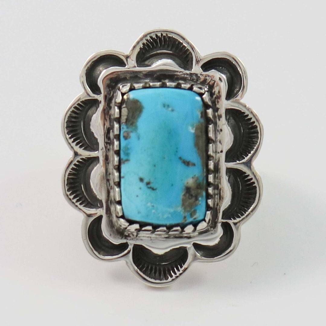 Morenci Turquoise Ring by Tommy Jackson - Garland's
