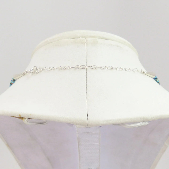 Multi-Stone Heishi Necklace by Joe Jr. and Valerie Calabaza - Garland's