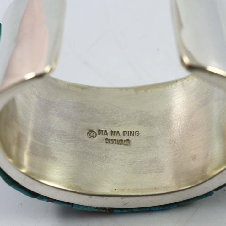 Multi-Stone Inlay Cuff by Na Na Ping - Garland's