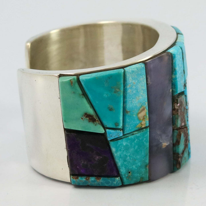 Multi-Stone Inlay Cuff by Na Na Ping - Garland's