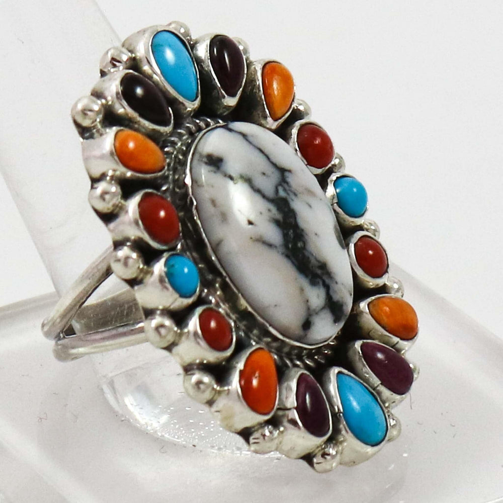 Multi-Stone Ring by Clarissa and Vernon Hale - Garland's
