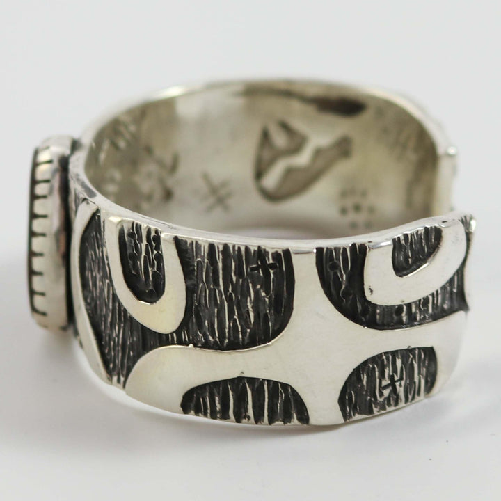 Pilot Mountain Turquoise Cuff by Kee Yazzie - Garland's