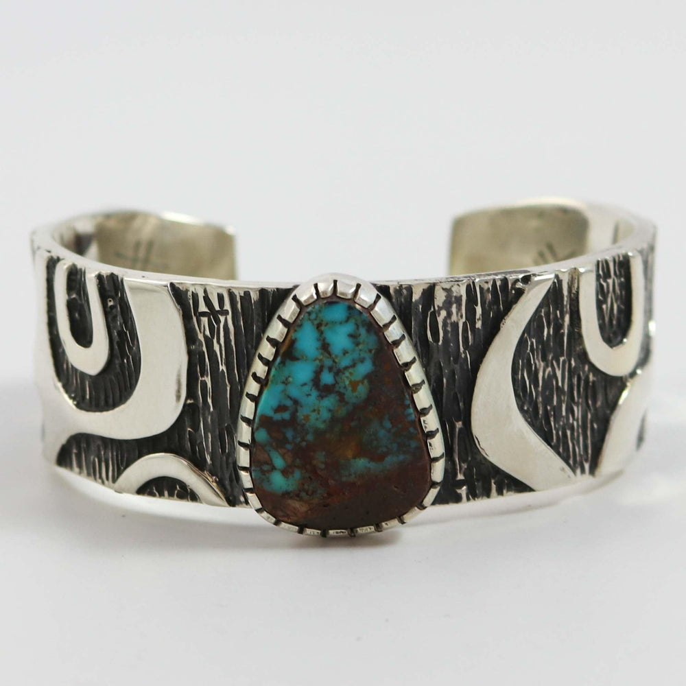 Pilot Mountain Turquoise Cuff by Kee Yazzie - Garland's