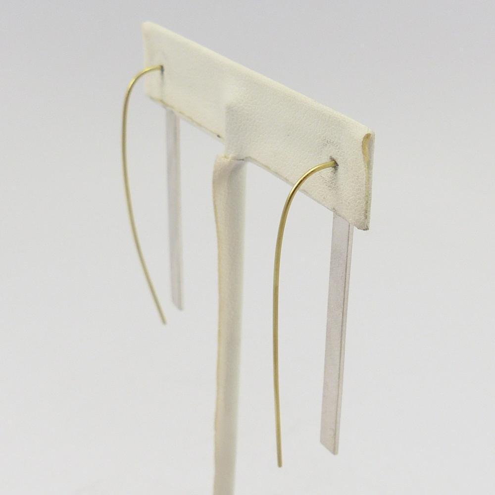 Pyramid Bar Earrings by Maria Samora - Garland's
