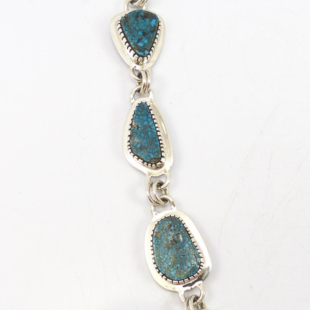 Red Mountain Turquoise Necklace by Lyndon B. Tsosie - Garland's