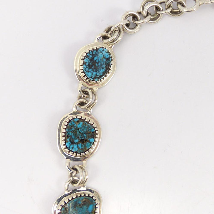 Red Mountain Turquoise Necklace by Lyndon B. Tsosie - Garland's