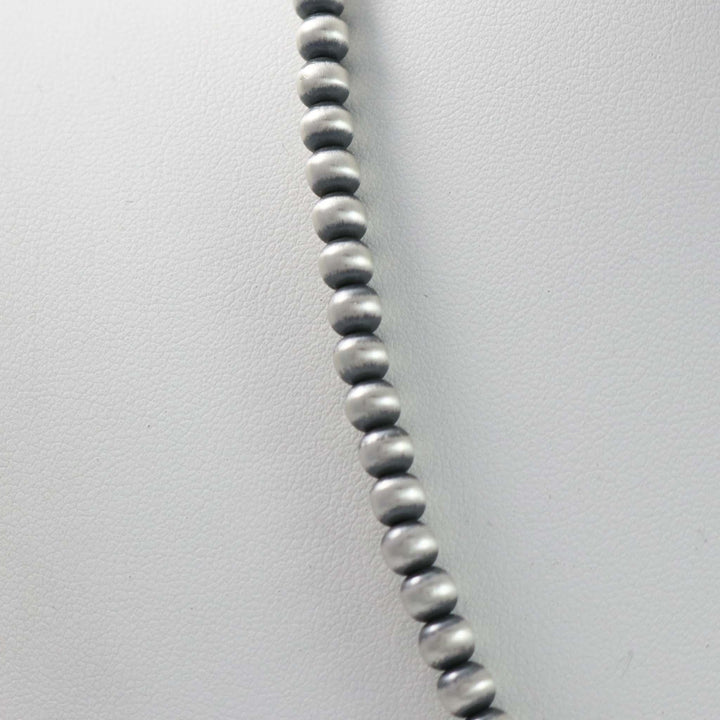 Silver Bead Necklace by Arturo Salazar - Garland's