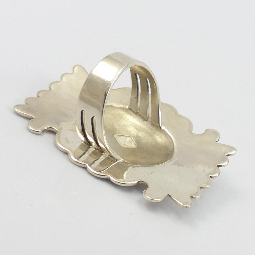 Silver Concha Ring by Fidel Bahe - Garland's