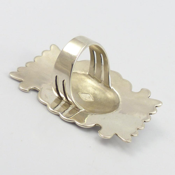 Silver Concha Ring by Fidel Bahe - Garland's