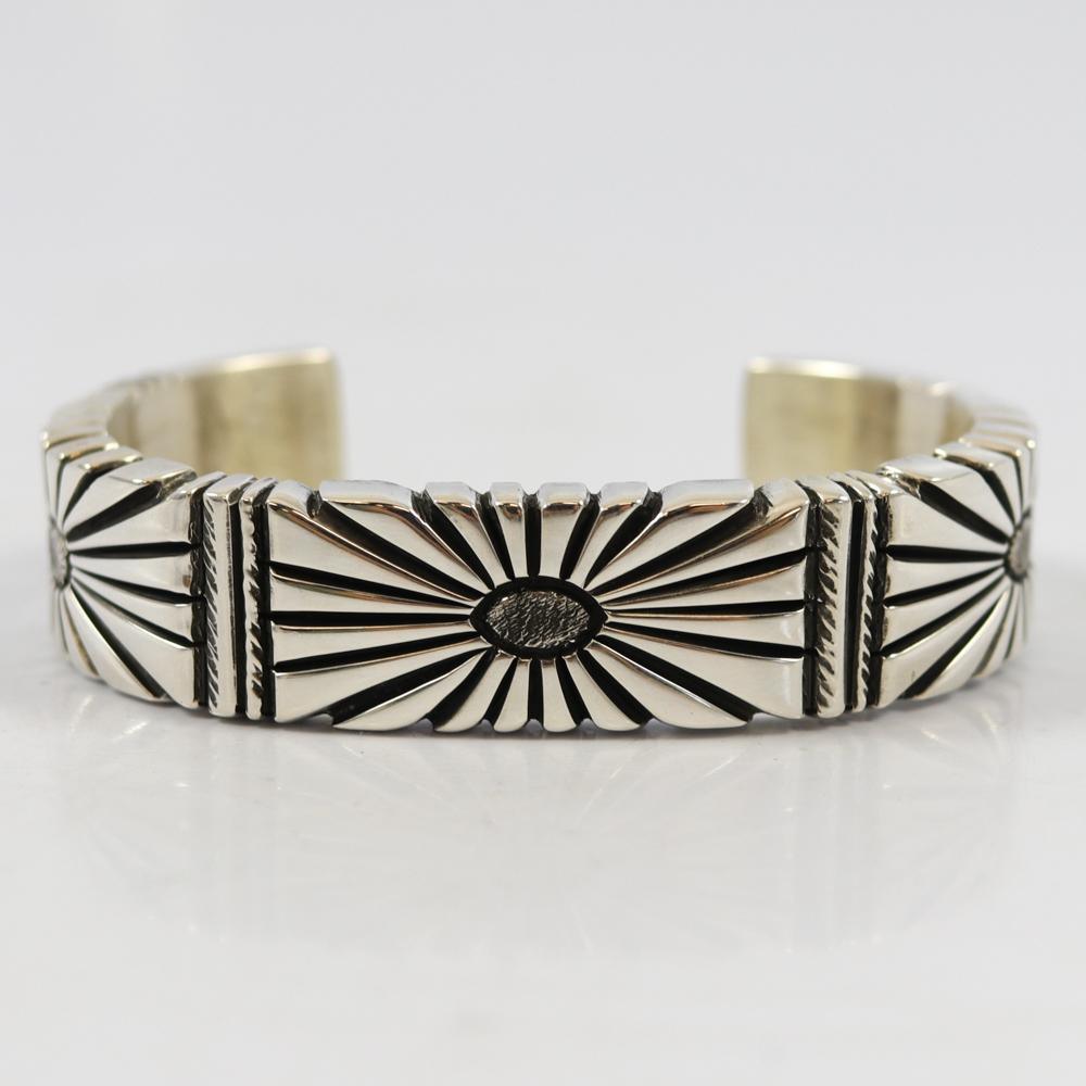 Silver Cuff by Thomas Jim - Garland's