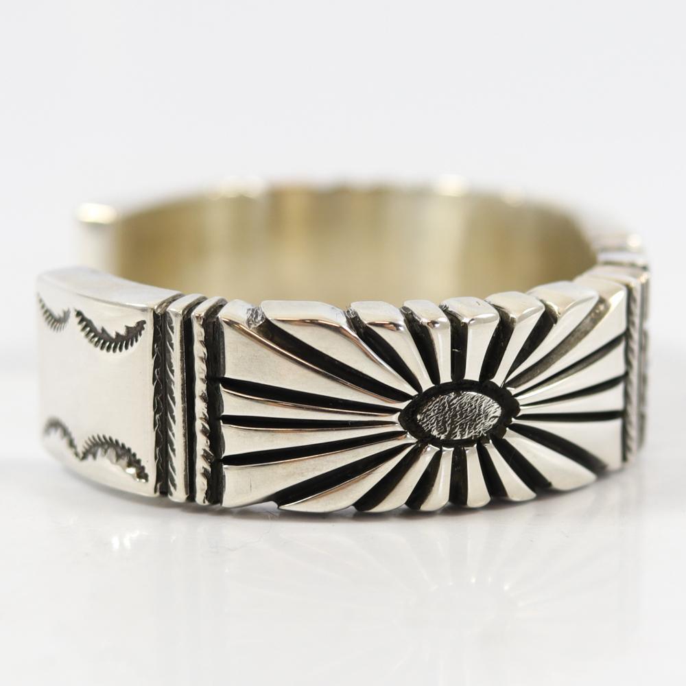 Silver Cuff by Thomas Jim - Garland's