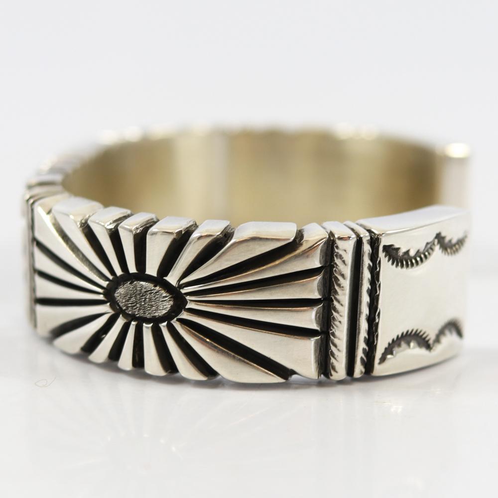 Silver Cuff by Thomas Jim - Garland's