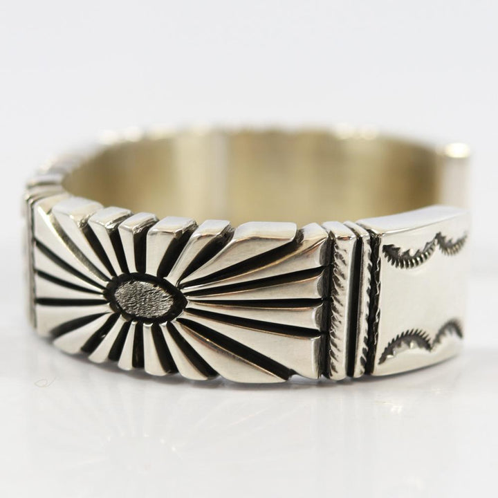 Silver Cuff by Thomas Jim - Garland's