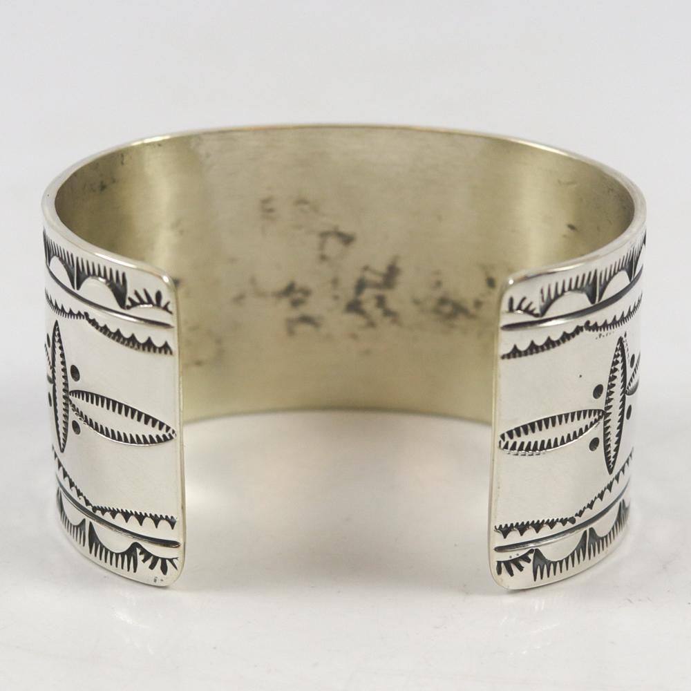 Silver Oerlay Cuff by Peter Nelson - Garland's