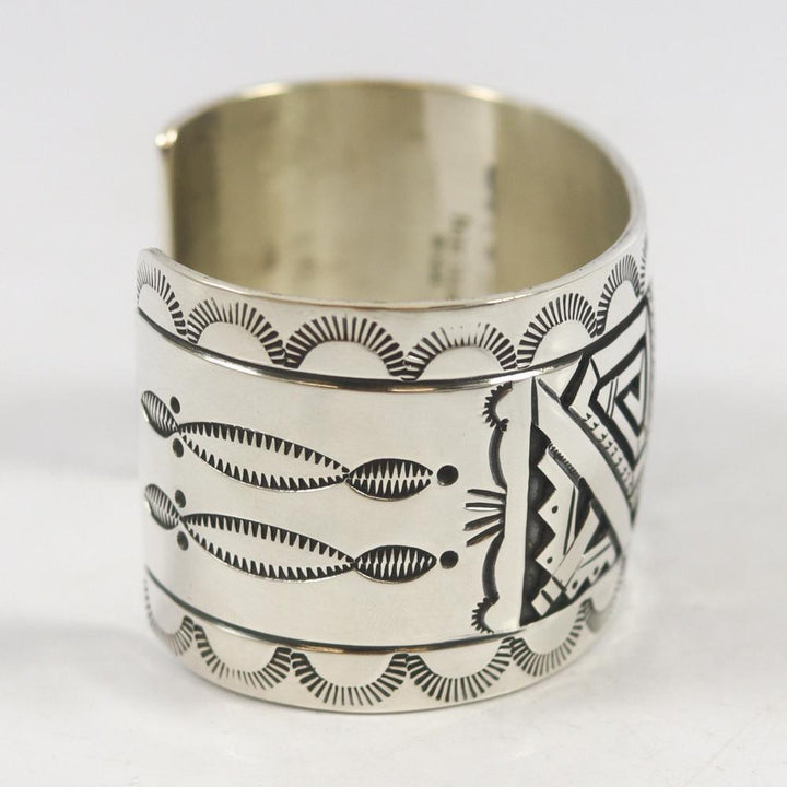 Silver Overlay Cuff by Peter Nelson - Garland's