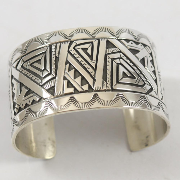 Silver Overlay Cuff by Peter Nelson - Garland's