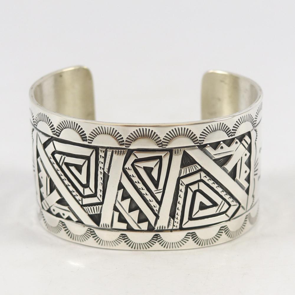 Silver Overlay Cuff by Peter Nelson - Garland's