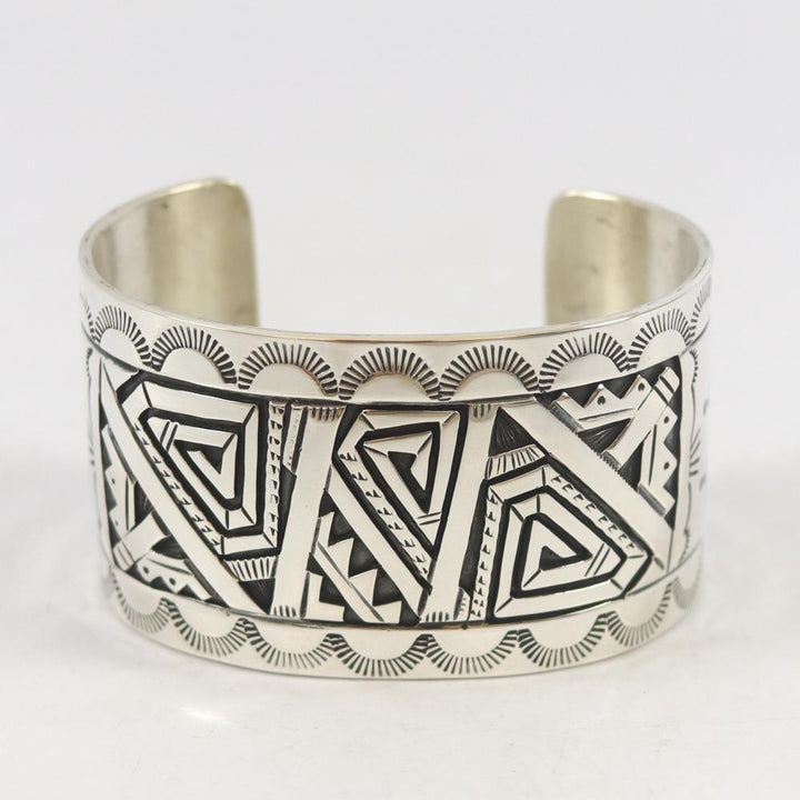 Silver Overlay Cuff by Peter Nelson - Garland's