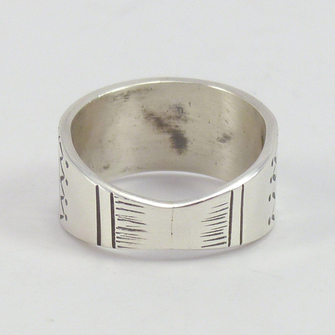 Silver Overlay Ring by Peter Nelson - Garland's