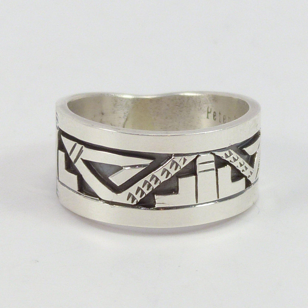 Silver Overlay Ring by Peter Nelson - Garland's