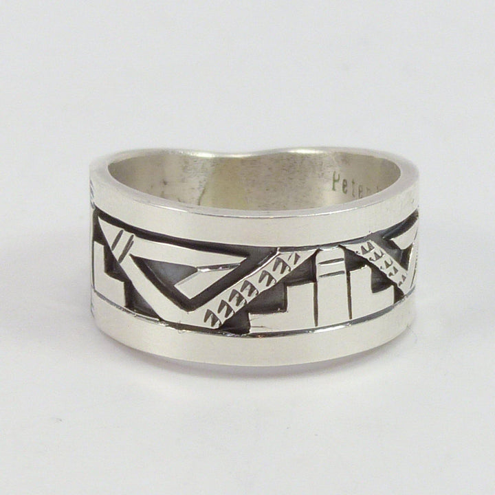 Silver Overlay Ring by Peter Nelson - Garland's