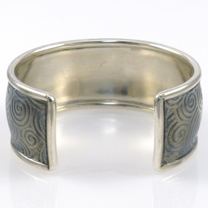Silver Spiral Cuff by Pete Johnson - Garland's