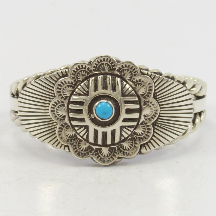 Sleeping Beauty Turquoise Cuff by Allison Lee - Garland's