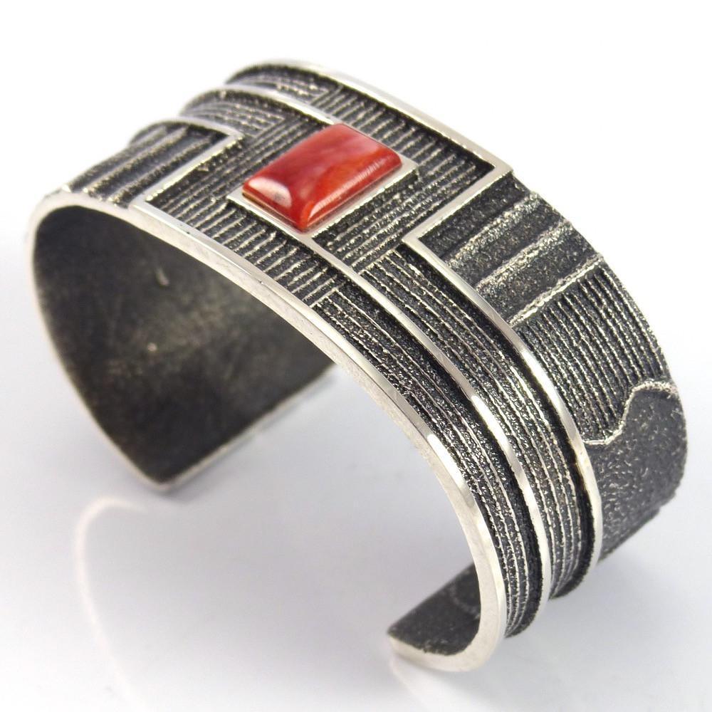 Spiny Oyster Shell Cuff by Carlos Dougi - Garland's