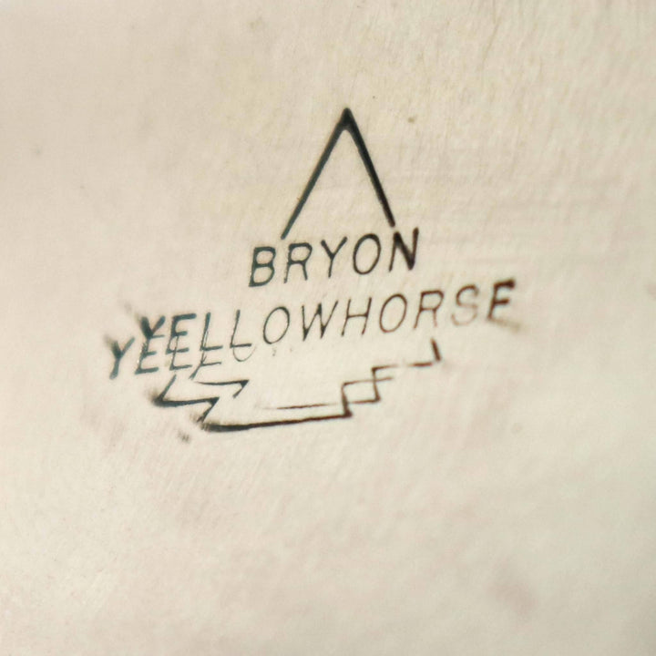 Stamped Silver Cuff by Bryon Yellowhorse - Garland's