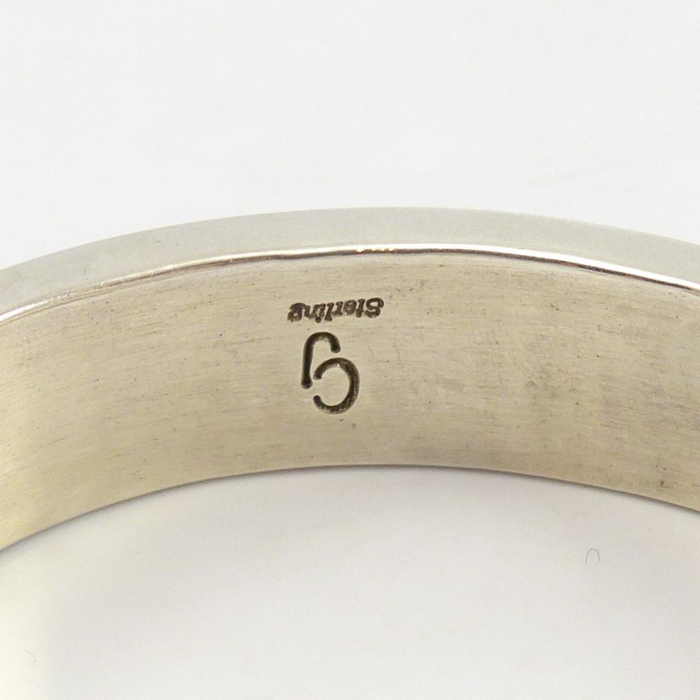 Stamped Silver Cuff by Charlie John - Garland's