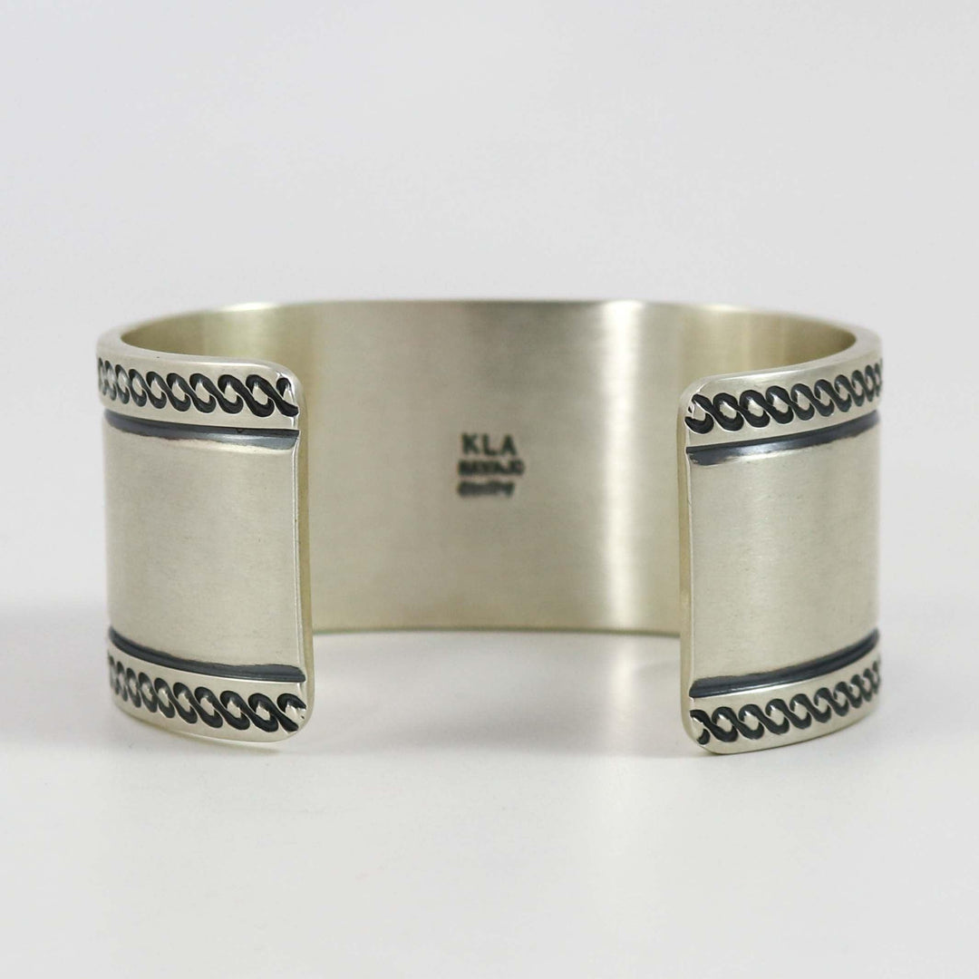 Stamped Silver Cuff by Kyle Lee-Anderson - Garland's