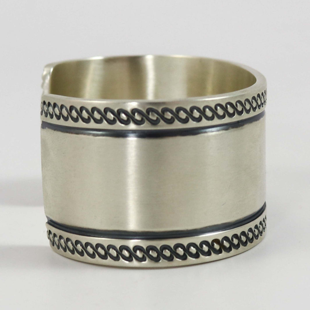 Stamped Silver Cuff by Kyle Lee-Anderson - Garland's