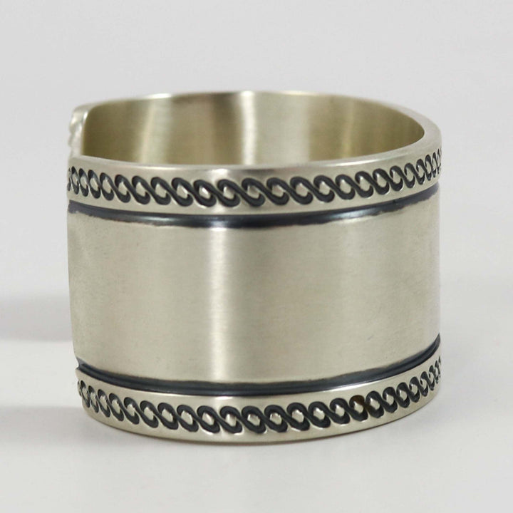 Stamped Silver Cuff by Kyle Lee-Anderson - Garland's