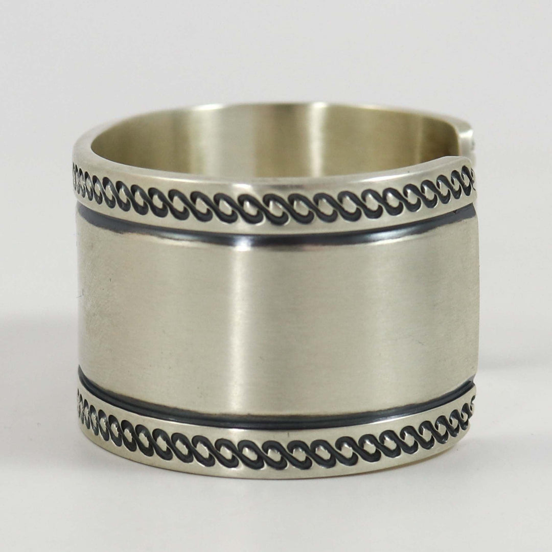 Stamped Silver Cuff by Kyle Lee-Anderson - Garland's